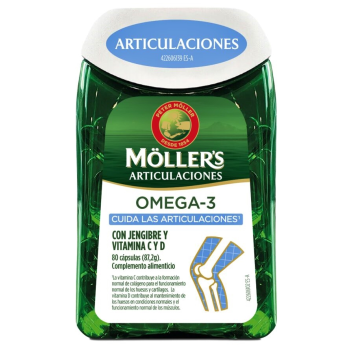Möller's Omega 3 Articulaciones.- 80 cápsulas.